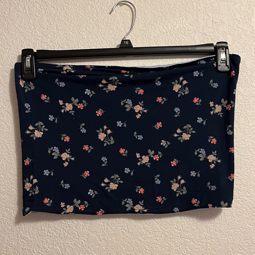American Eagle Floral Tube Top